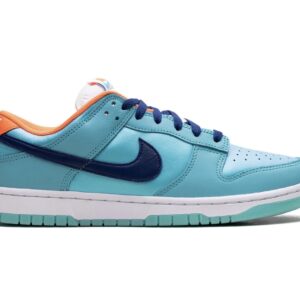 Nike Dunk Low SE Shoes Baltic Blue Total Orange Men’s 8.5 Turquoise